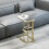 Homcom Mesa Auxiliar Blanco 50 x 30 x 57.5 cm 2