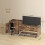 Homcom Banco Zapatero Marrón 127 x 35 x 59 cm 3