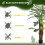 Homcom Palmera Artificial Verde 16 x 16 x 160 cm 6