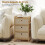 Homcom Cómoda de Tela Beige 33 x 29 x 55 cm 6