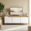 Homcom Mueble de TV Marrón 120 x 35 x 45.5 cm 2
