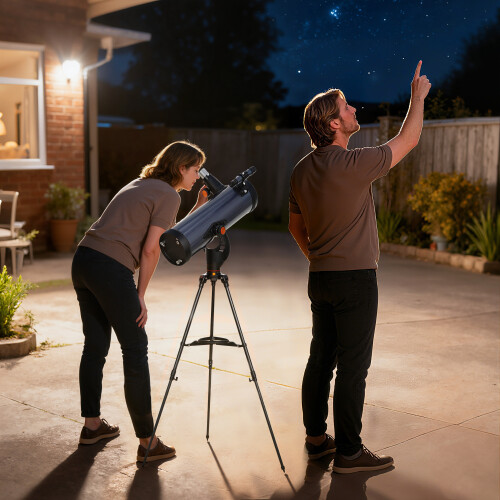 Outsunny Telescopio Bicolor 86 x 86 x 145 cm 1