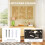 Homcom Decoración de Pared Marrón 40 x 0.9 x 80 cm 5