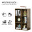 Homcom Librería Marrón 65.5 x 30 x 97.5 cm 6