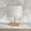 Homcom Lámpara de Mesa Blanco 25 x 20 x 40.5 cm 3