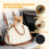 PawHut Asiento Coche Perro Beige 50 x 30 x 31 cm 4