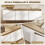 Homcom Mueble de TV Marrón 120 x 35 x 45.5 cm 4