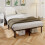 Homcom Estructura de Cama Negro 140 x 190 x 32 cm 2