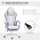 Vinsetto Silla Gaming Blanco 65 x 65 x 129 cm 4