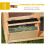 PawHut Conejera de Exterior Amarillo 112 x 50 x 54 cm 6