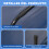 PawHut Cama Elevada Perros Azul 92 x 76 x 18 cm 6