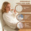Homcom Sillas de Comedor Beige 44 x 56 x 90 cm 5