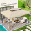 Outsunny Techo de Repuesto Beige 400 x 300 cm 5
