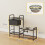 PawHut Comedero Perro Elevado Negro 89.5 x 27 x 74 cm 3