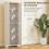 Homcom Alacena de Cocina Blanco 60 x 30 x 183 cm 6