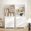 Homcom Estantería para Libro Blanco 79 x 39.5 x 182.2 cm 5