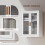 Homcom Armario de Pared Blanco 40 x 14 x 50 cm 4