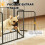 PawHut Parque para Perro Negro 160 x 80 x 60 cm 3