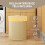 Homcom Cesto Ropa Sucia Beige 35 x 35 x 60 cm 6