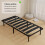 Homcom Estructura de Cama Negro 90 x 190 x 33 cm 5