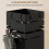 Homcom Paragüero Negro 15.5 x 15.5 x 49 cm 5