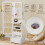 Homcom Armario Joyero Blanco 45 x 36 x 150 cm 2