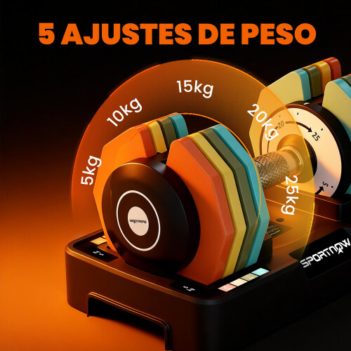 Juego de Mancuerna Multicolor 35 x 19 x 18.4 cm 1