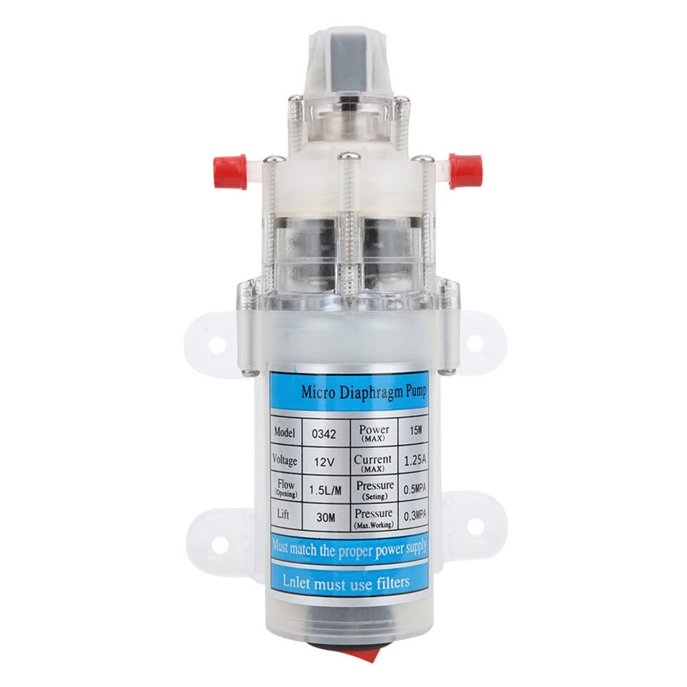 12V 15W Silent Food Grade Water Pump UK