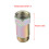 2Pcs M18*1.5 Oxygen Sensor Spacer Extender 45mm Yellow Adapter for Vehicles 1