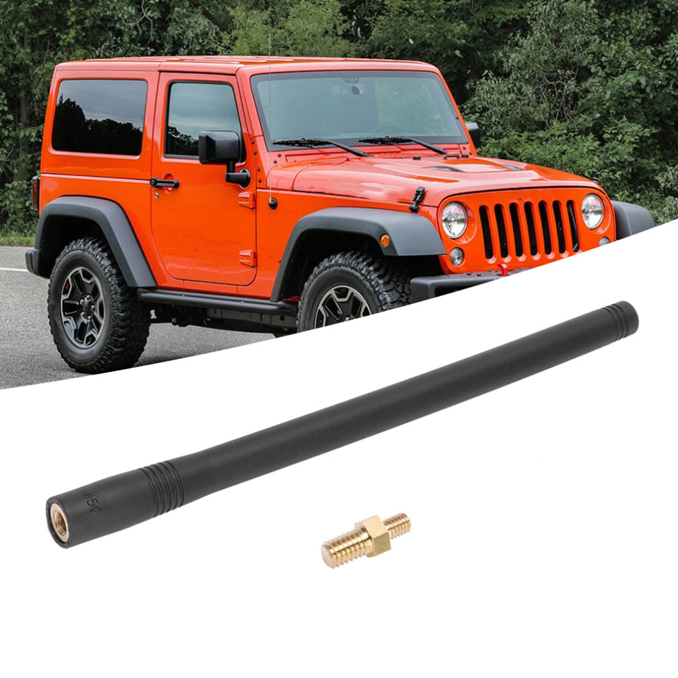 7.5In Car Antenna For Jeep Wrangler 2007-2017 Black 4901392476373
