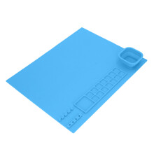 Silikon-Malschine für Kinder, 49x39cm, Blau, leicht abwischbare Kunstmaterialien