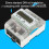 Digital LCD 3-Phase 4-Wire DIN Rail Electric Meter 10(40)A 10
