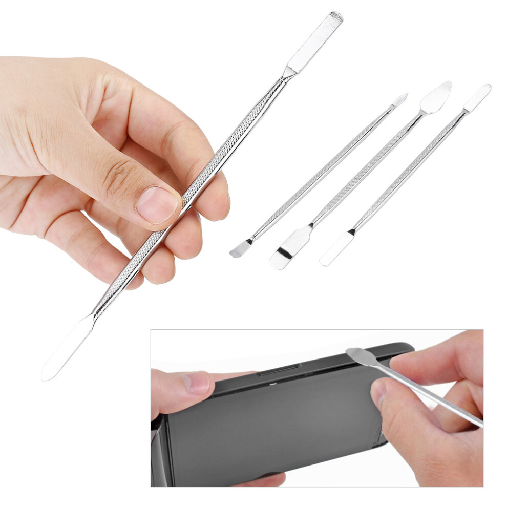 Phone Opening Kit 3 Pcs Metal Spudger Pry Tools For Iphone Ipad Tablets Au 8221392738483