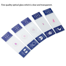 35 Colorful Microscope Slides Set with Cases for Kids & Education