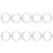 Silikonpakning for sanitærsystemer, silikon Tri-Clover O-ring av næringsmiddelkvalitet, standard sanitærsilikon med dokumentert pålitelighet,