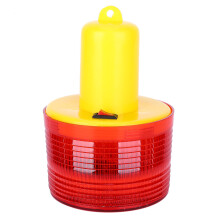 Solar LED Emergency Warning Light 3LED 500-1000m Red Waterproof