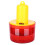 Solar LED Emergency Warning Light, 500-1000m Range, Red, 2.5W 1