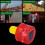 Solar LED Emergency Warning Light 3LED 500-1000m Red Waterproof 4