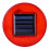 Solar LED Emergency Warning Light 3LED 500-1000m Red Waterproof 9