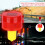 Solar LED Emergency Warning Light 3LED 500-1000m Red Waterproof 5