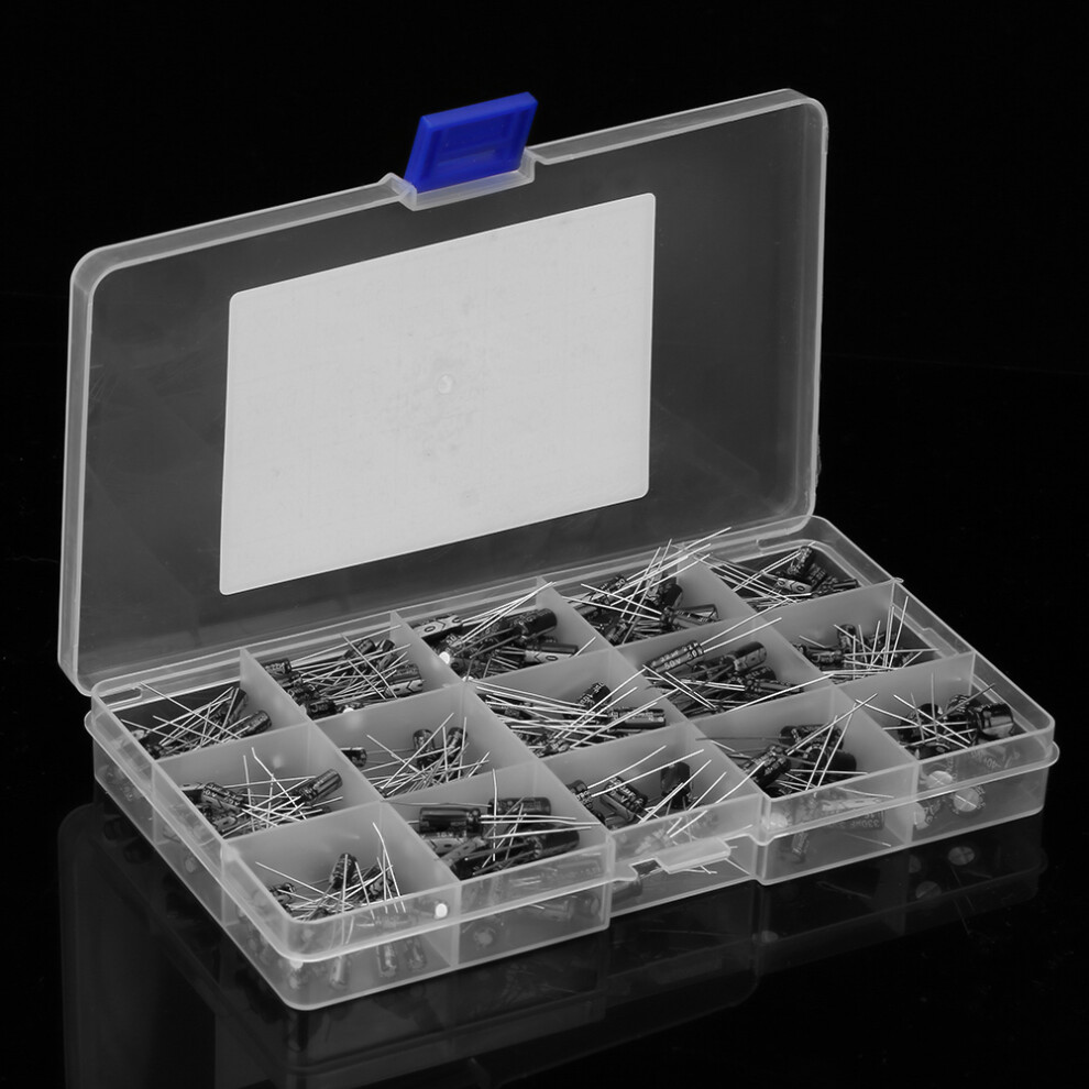 270Pcs Assorted Electrolytic Capacitor Kit 0.1Uf-470Uf 50V/16V 5091392729100