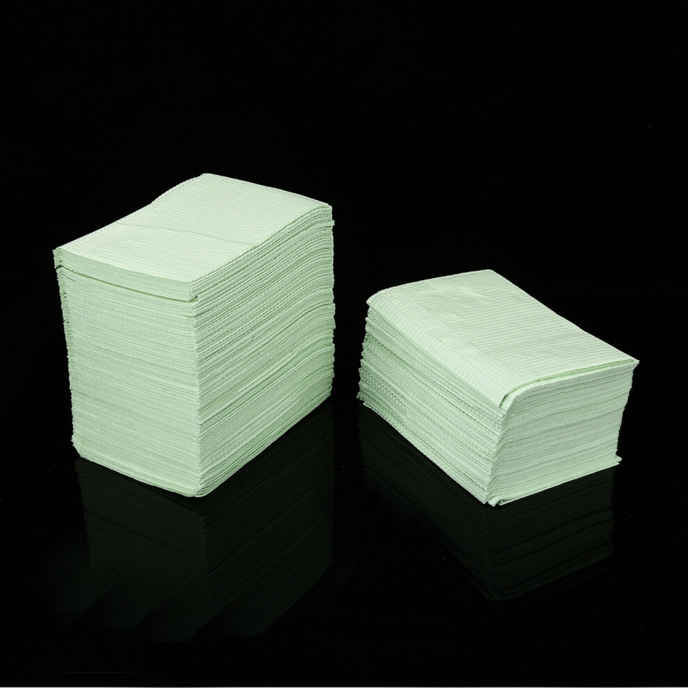 Green Disposable Waterproof Tattoo Tablecloths 125Pcs, 45X33cm