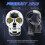 Skull LED Driving Light 50W 10x9x7.5cm White/Amber 2