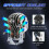 Skull LED Driving Light 50W 10x9x7.5cm White/Amber 5