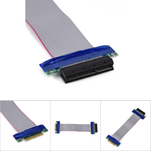4X PCI-E to VGA Male Female Cable