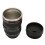 Camera Lens Mug, Black, Stainless Steel, 7.8oz 16