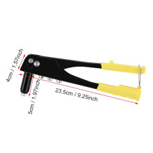 Schwerlast-Handnietenpistole-Set 4 mm Durchmesser, 380 g, Gelb