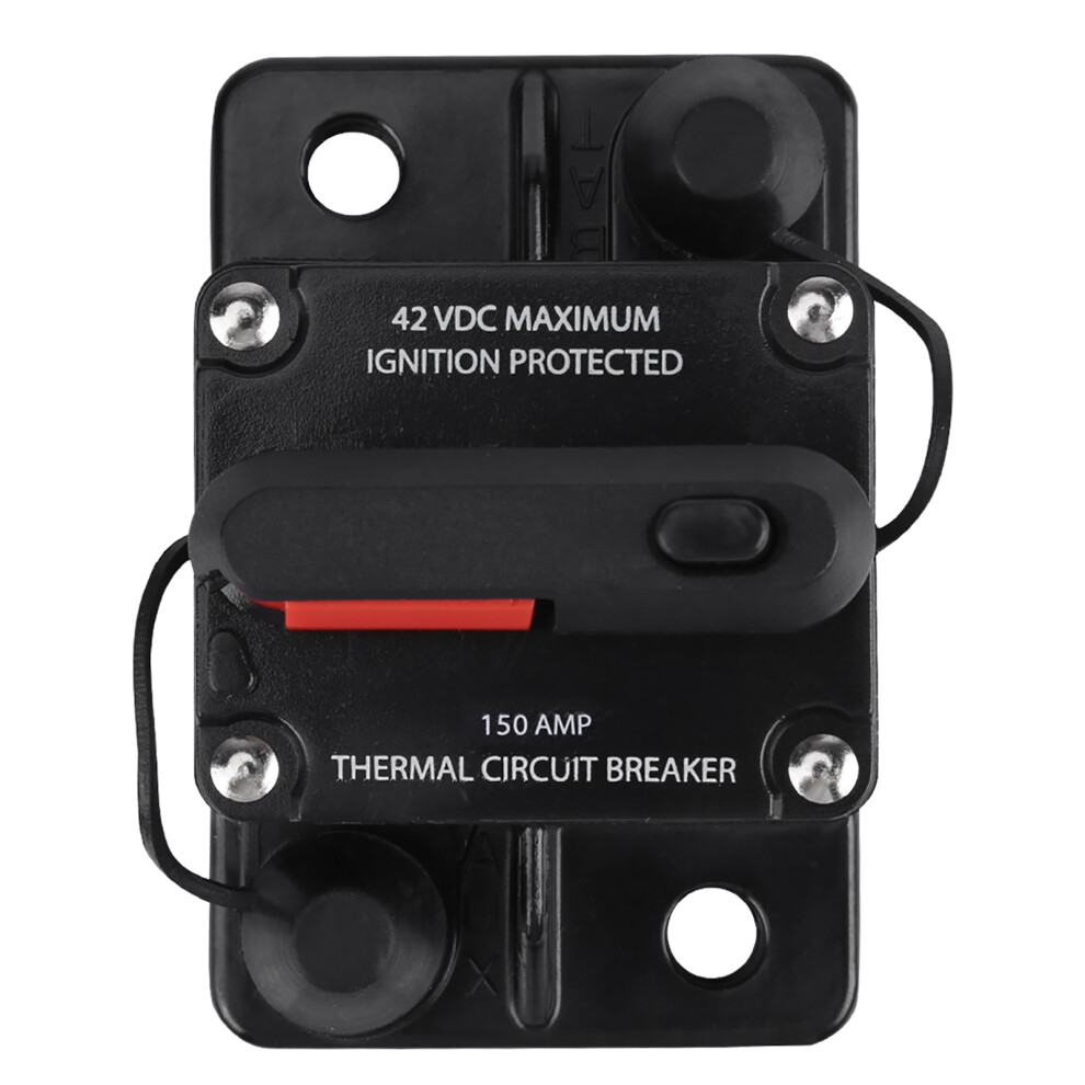 Dc12v-42V 150A Car Inline Circuit Breaker Waterproof, Manual Reset 3091393014016