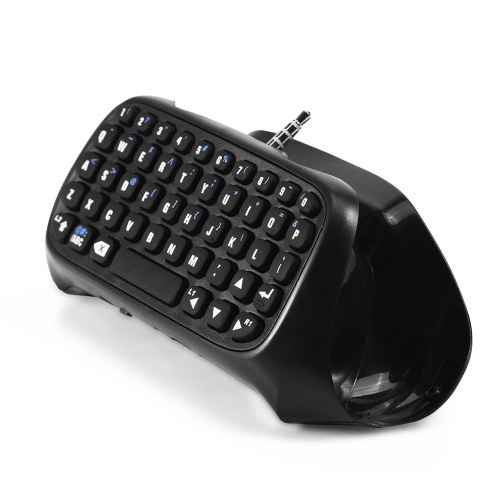 Mini Wireless Bluetooth Keyboard Chatpad For Ps4 Controller, Black 9421393014480