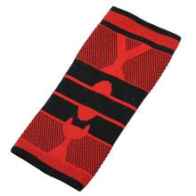 Sport Red Knee Sleeve Guard Wrap Support Brace L for Basketball & Outdoor